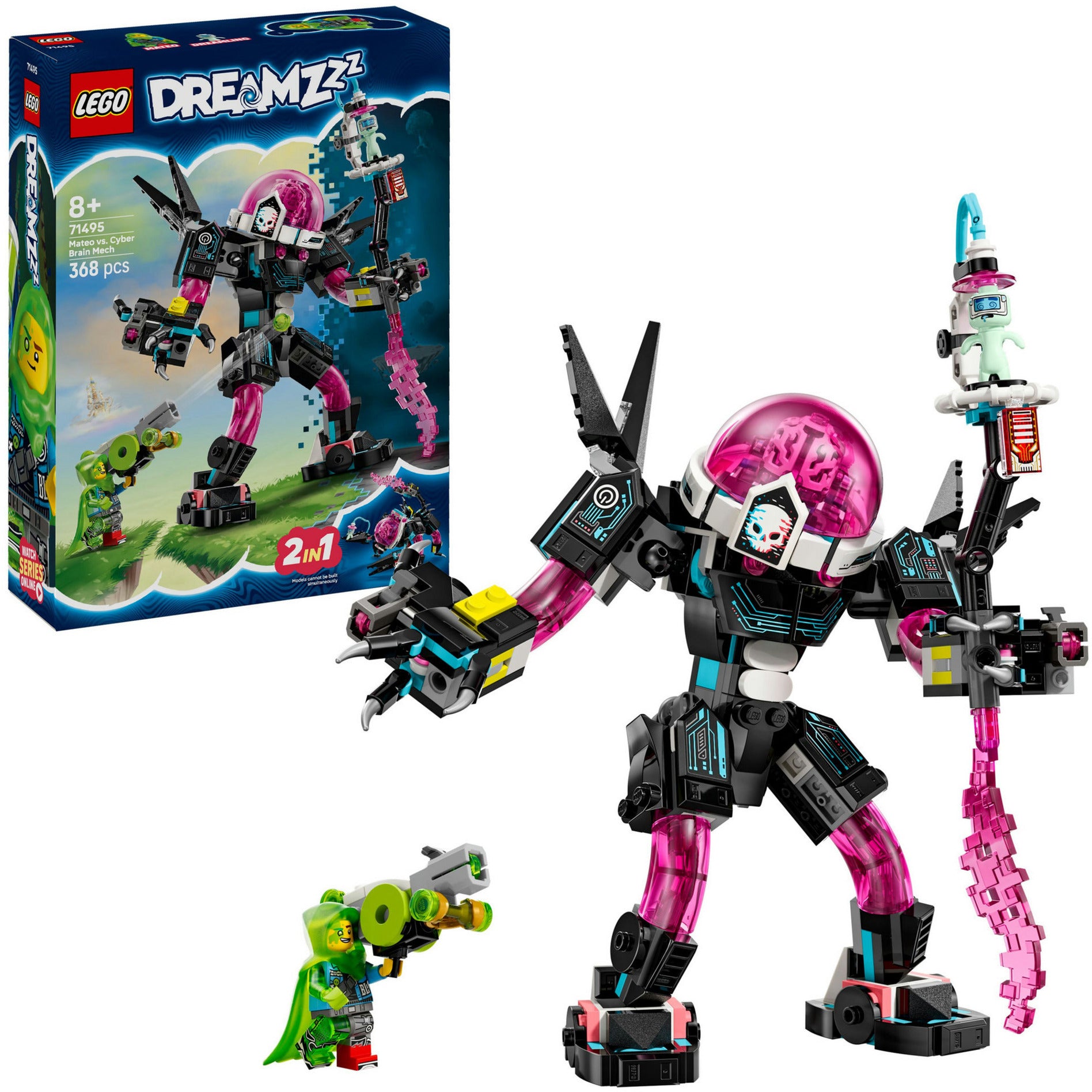 LEGO 71495 Dreamzzz Mateo vs Cyber ​​Brain Mecha