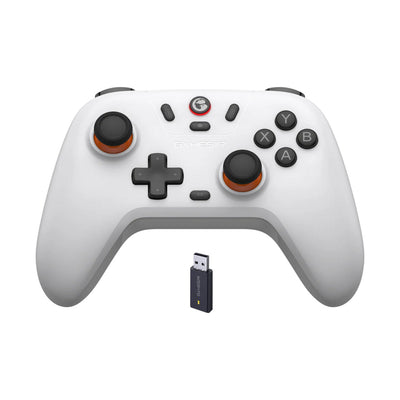 Manette multiplateforme Gamesir Nova Lite (blanc, PC, Steam, Android, iOS, Switch, Bluetooth 2,4 GHz USB)