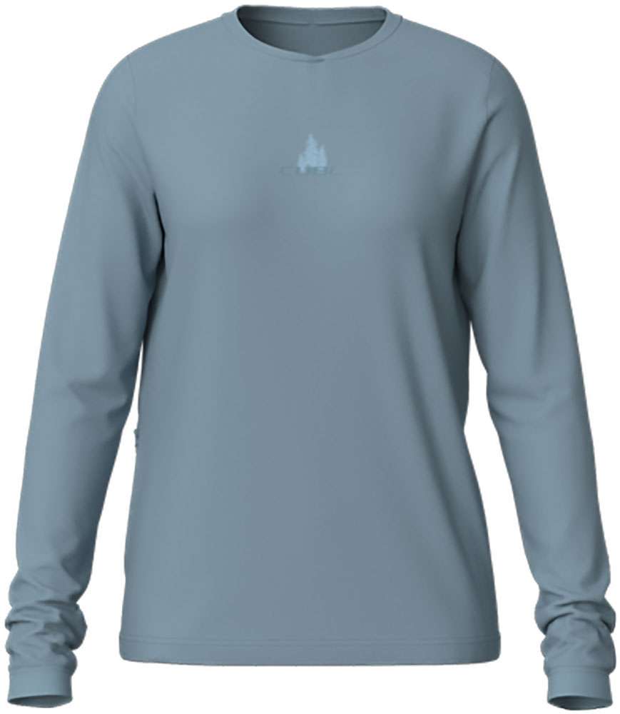 Cube soft touch - maillot vtt manches longues femme