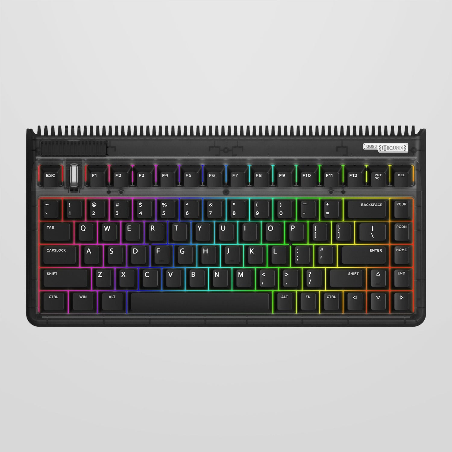 IQUnix OG80 Côté mécanique sans fil côté foncé