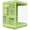 Boîtier tour midi Hyte y70 (vert clair | 2x USB-A | 1x USB-C | verre trempé)