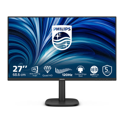 Moniteur Philips 27b2n3500j 27 (noir, 120 Hz, HDMI, port d'affichage, audio, hub USB)