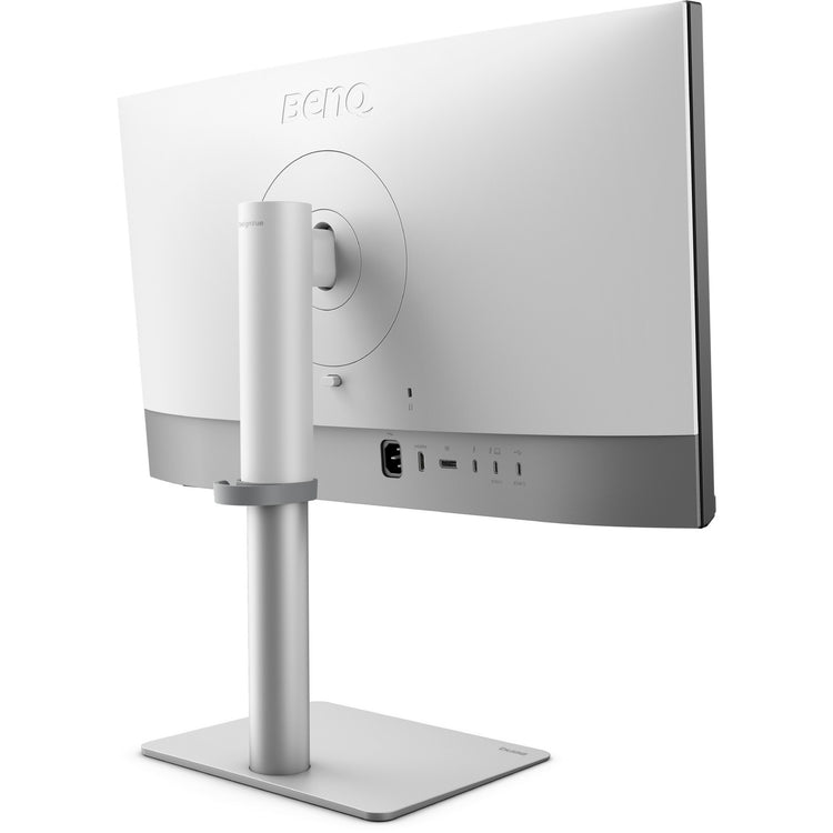 Moniteur Benq PD2730S 27 5K UHD (blanc argent, HDMI, DisplayPort, audio, Thunderbolt 4, USB-C)
