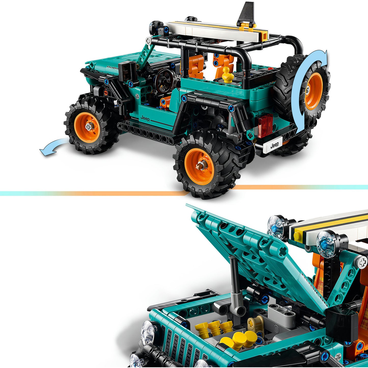 Lego Technic 42227 Véhicule tout-terrain Jeep Wrangler Rubicon