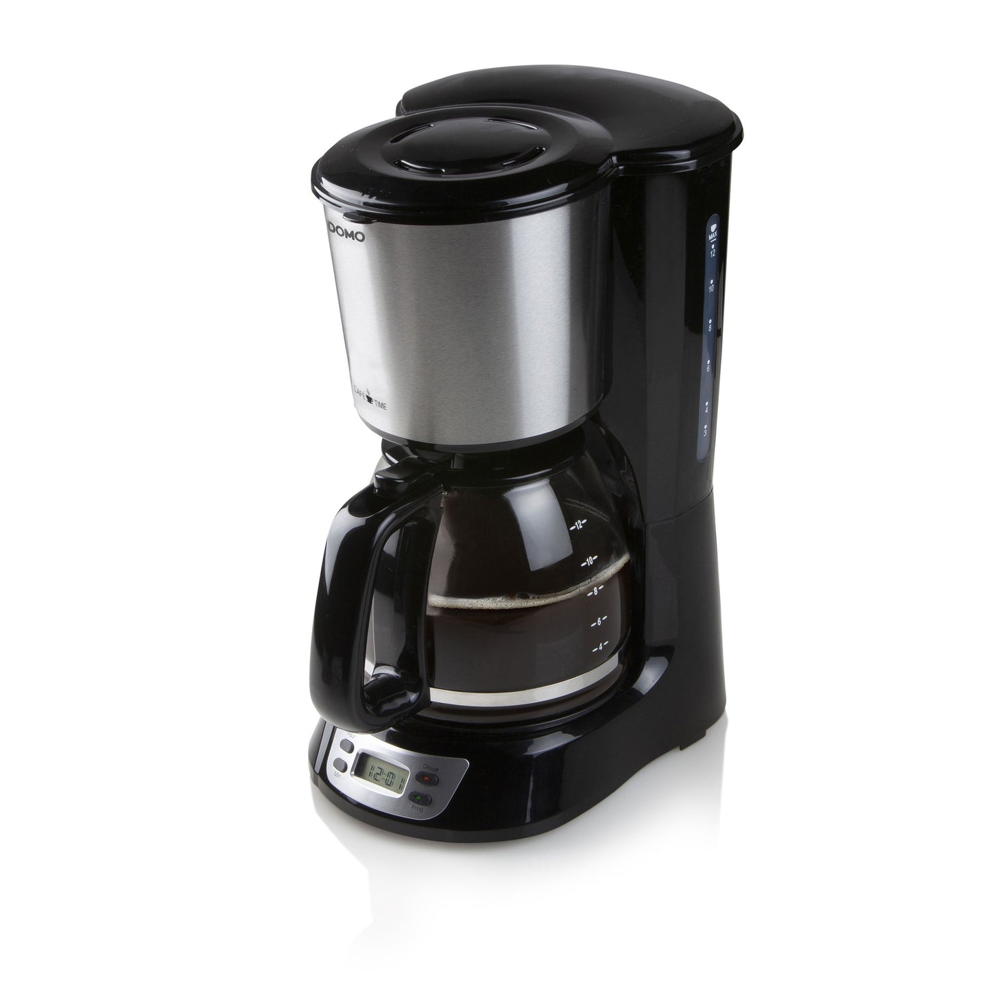 Cafetière Domo avec minuterie et affichage DO708K