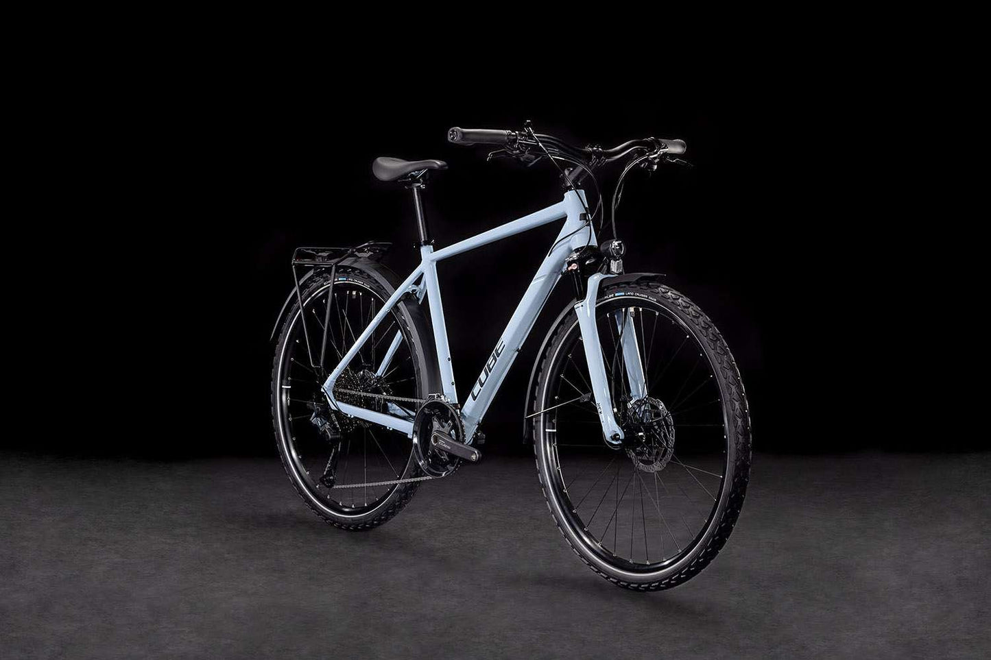 Cube nature exc allroad pigeonblue'n'black