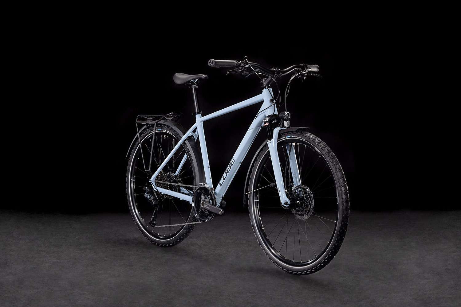 Cube nature exc allroad pigeonblue'n'black