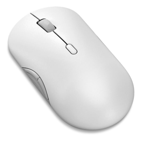 Souris silencieuse sans fil multi-appareils Lenovo 700 (blanc, 1600 - 4000 dpi, Bluetooth 5.3 2,4 GHz)