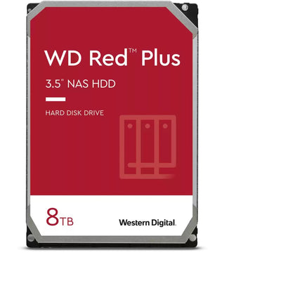 Western Digital Western Digital WD80EFPX Red Plus HDD, 8TB, 3,5, SATA3, 5400 tr / min, 256 Mo, 150 Mo