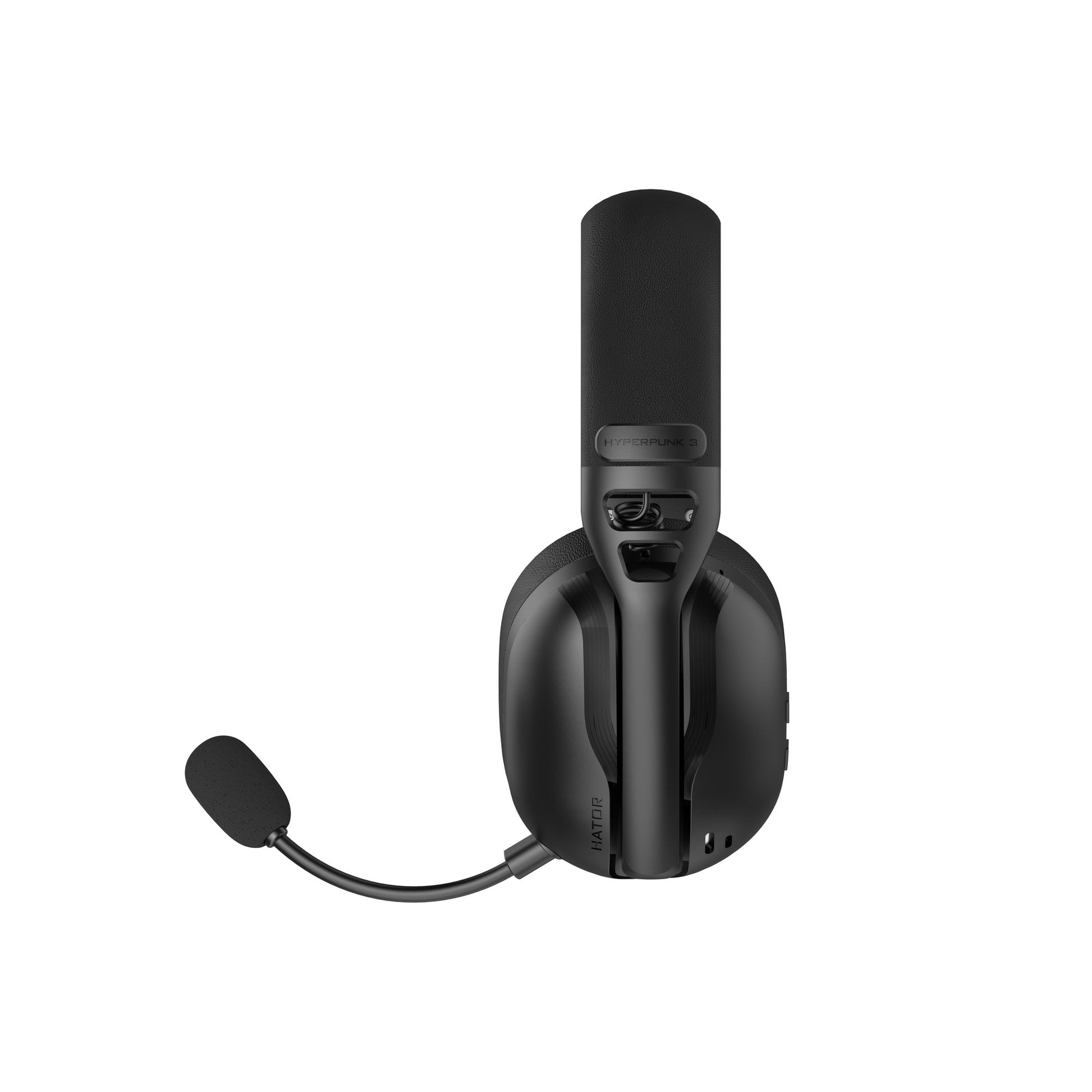 Hator hyperpunk 3 casque de jeu sans fil (noir, 2,4 GHz Bluetooth 5.4 USB-C)
