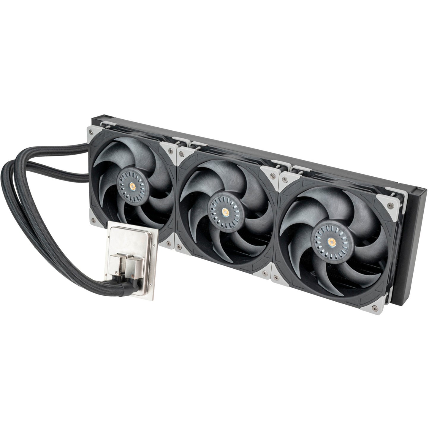 Refroidissement par eau Silverstone xe420 (argent noir)