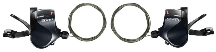 Jeu de leviers de vitesses à barre plate Shimano Sora SL-R3030 3x9 vitesses