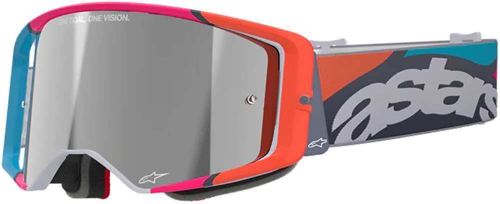 Alpinestars supertech stream (argent miroir) - masque vtt