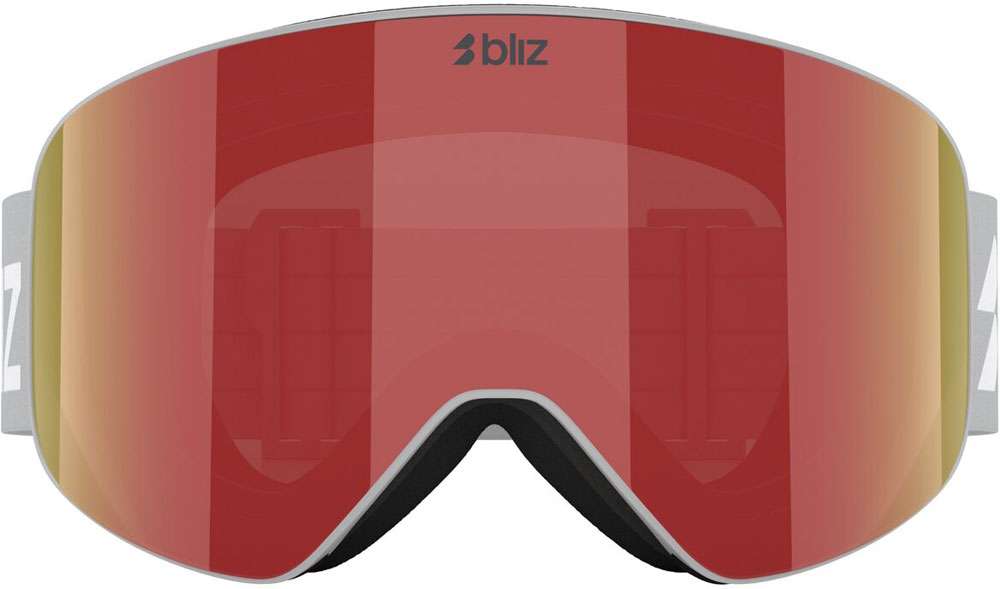 Bliz flow brown w red multi - masque de ski