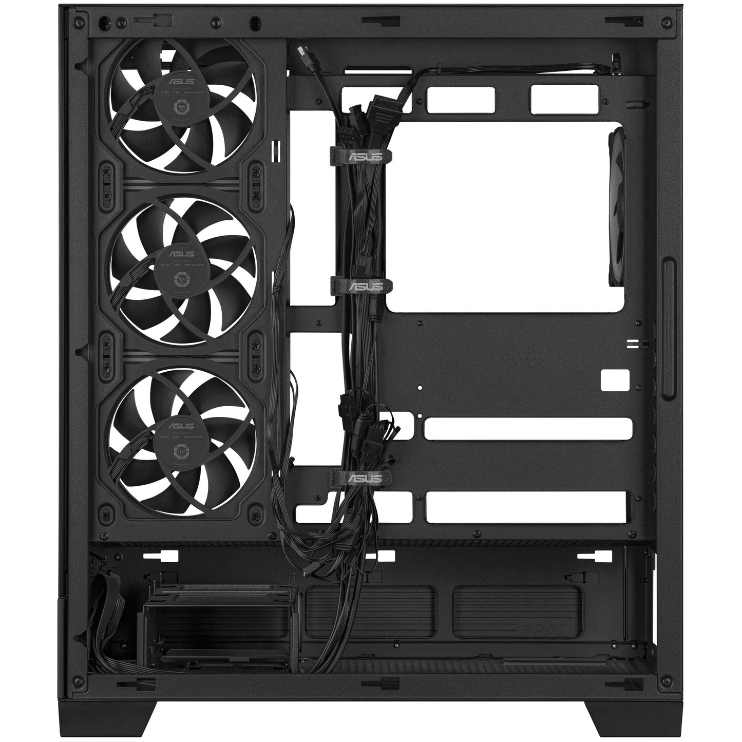 Boîtier tour midi Asus a31 plus (noir | 2x USB-A | 2x USB-C | verre trempé)
