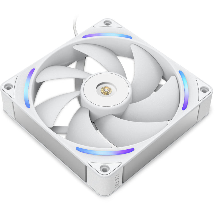 Nzxt f140x ventilateur de boîtier rgb (blanc, 140 x 140 x 30 mm, pwm)