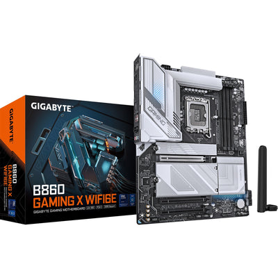 Gigabyte B860 Gaming X WiFi6e, ATX, LGA1851, Intel B860, 4X DDR5, 2,5 GBE, Wi-Fi 6th, USB4, USB-C