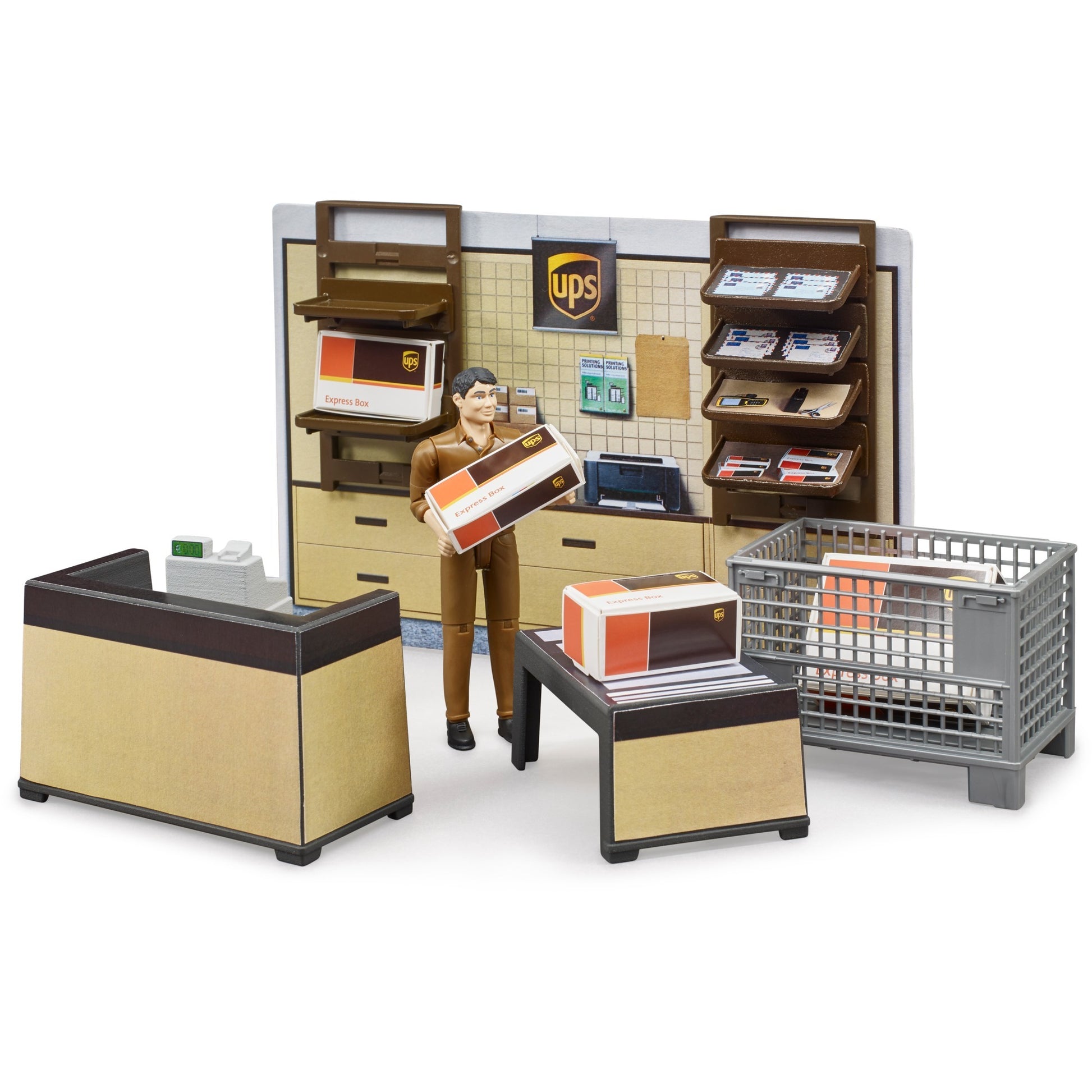 BRUDER BWORLD UPS PARCEL SHOP