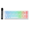 Clavier de jeu à commutateur magnétique à effet Hall Mchose Ace 68 (blanc, disposition américaine, magnétique Ice Rhino, 60 %, RVB, échange à chaud, USB-C, capteur à effet Hall)