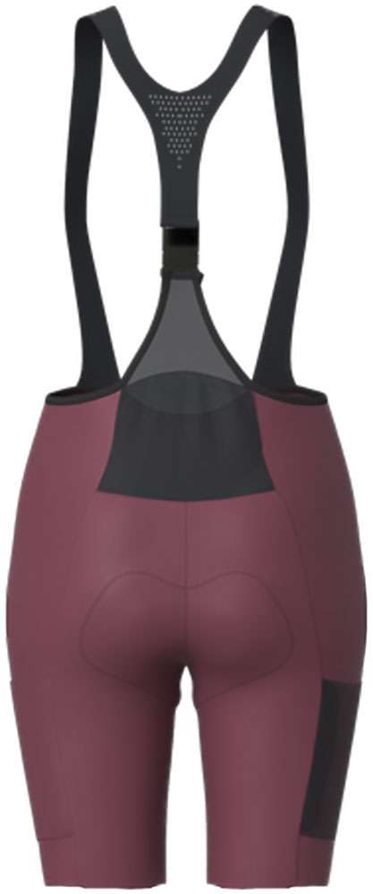 Cube gravel cargo - cuissard à bretelles femme avec peau de chamois