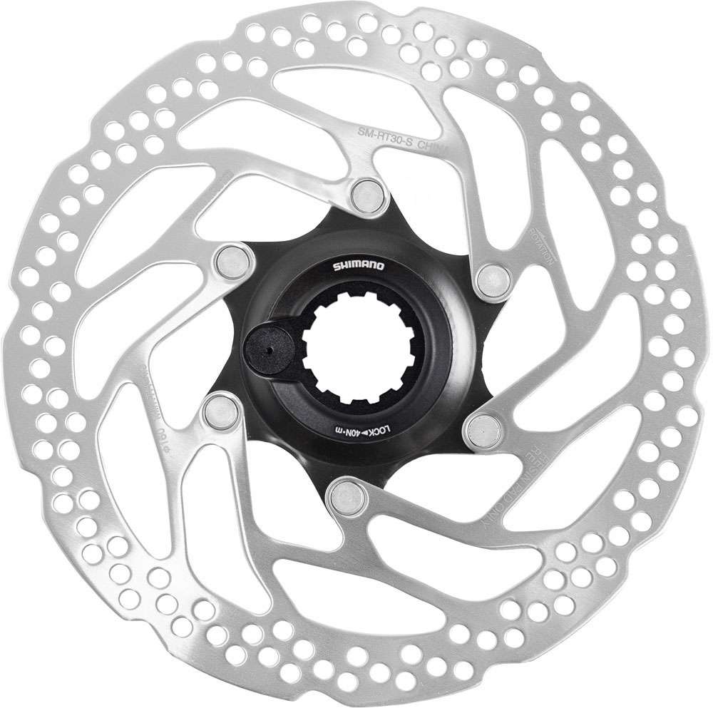 Rotor à disque à verrouillage central Shimano SM-RT30 incl. aimant