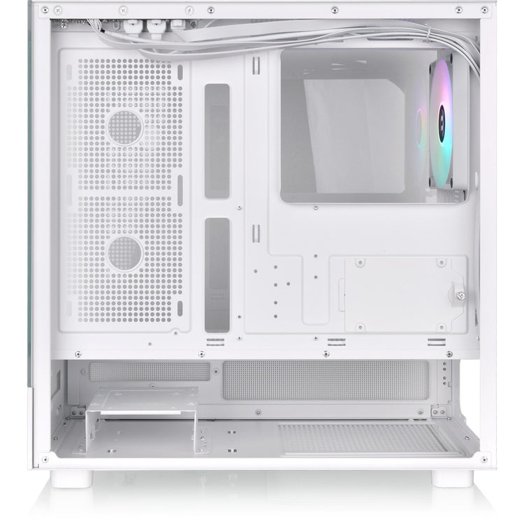 Thermaltake view 270 tg argb - boîtier tour midi neige (blanc | 2x USB-A | 1x USB-C | RGB | verre trempé)