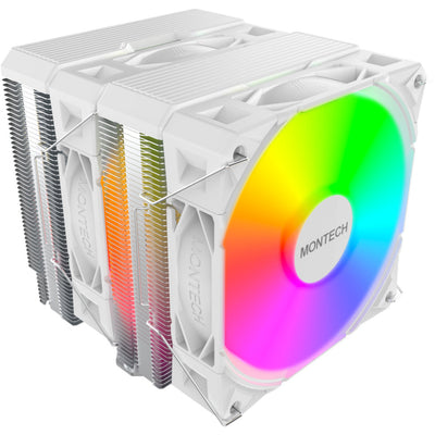 Refroidisseur de processeur Montech nx600 argb (blanc)