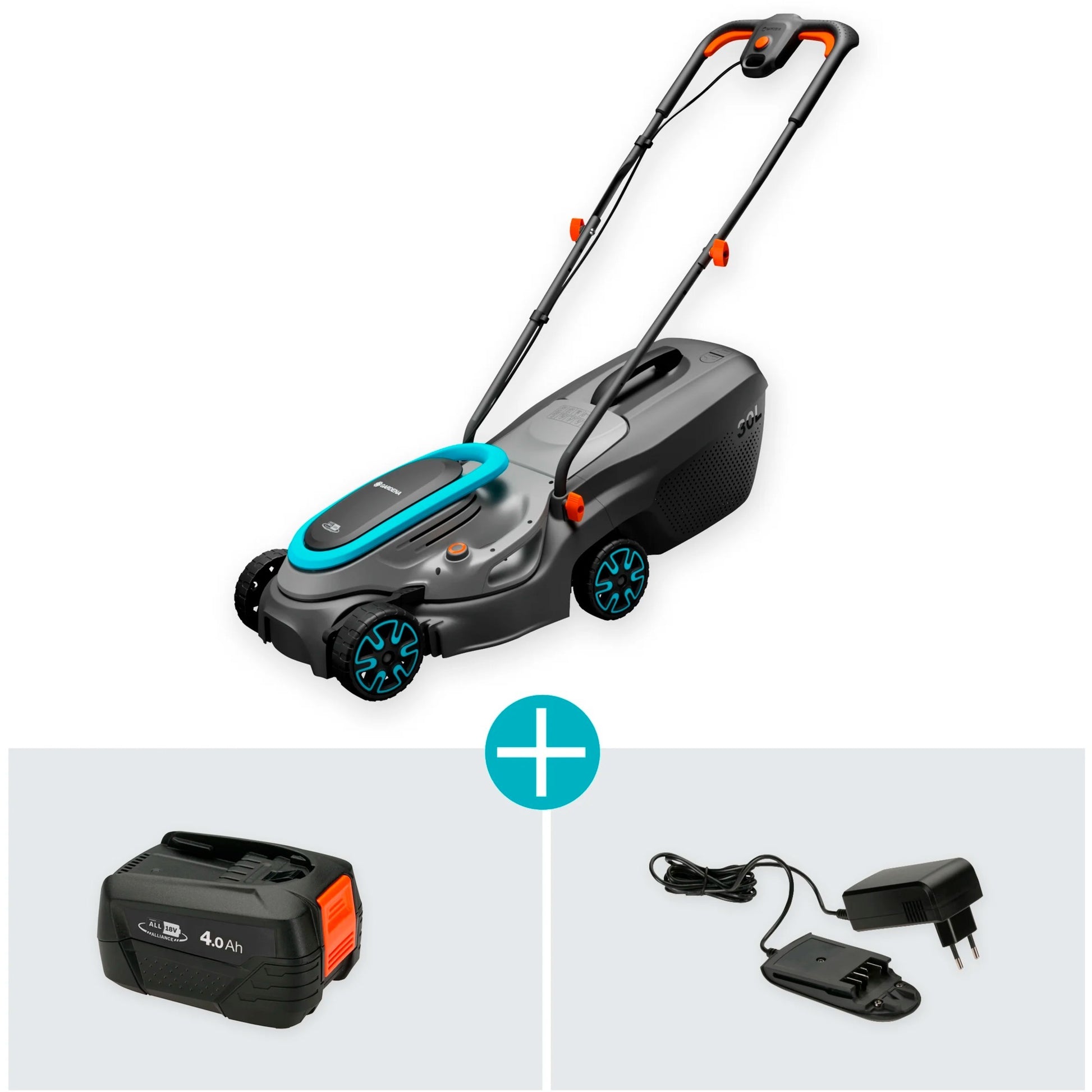 Gardena Accugrashaaier Powermax 32 18V P4A Set