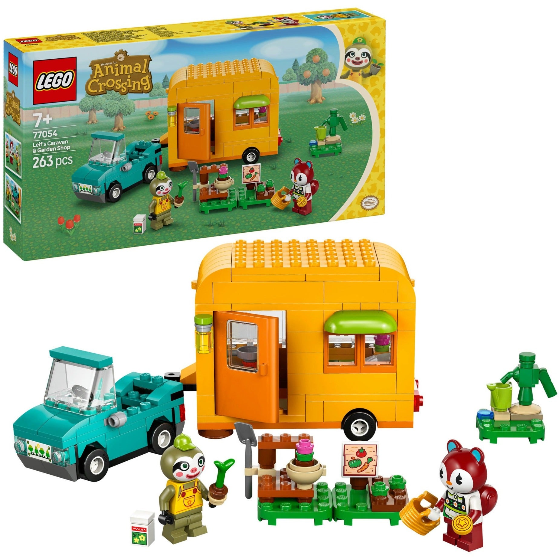 Lego Lego Animal Crossing 77054 Leifs Caravan et Tuinwinkel
