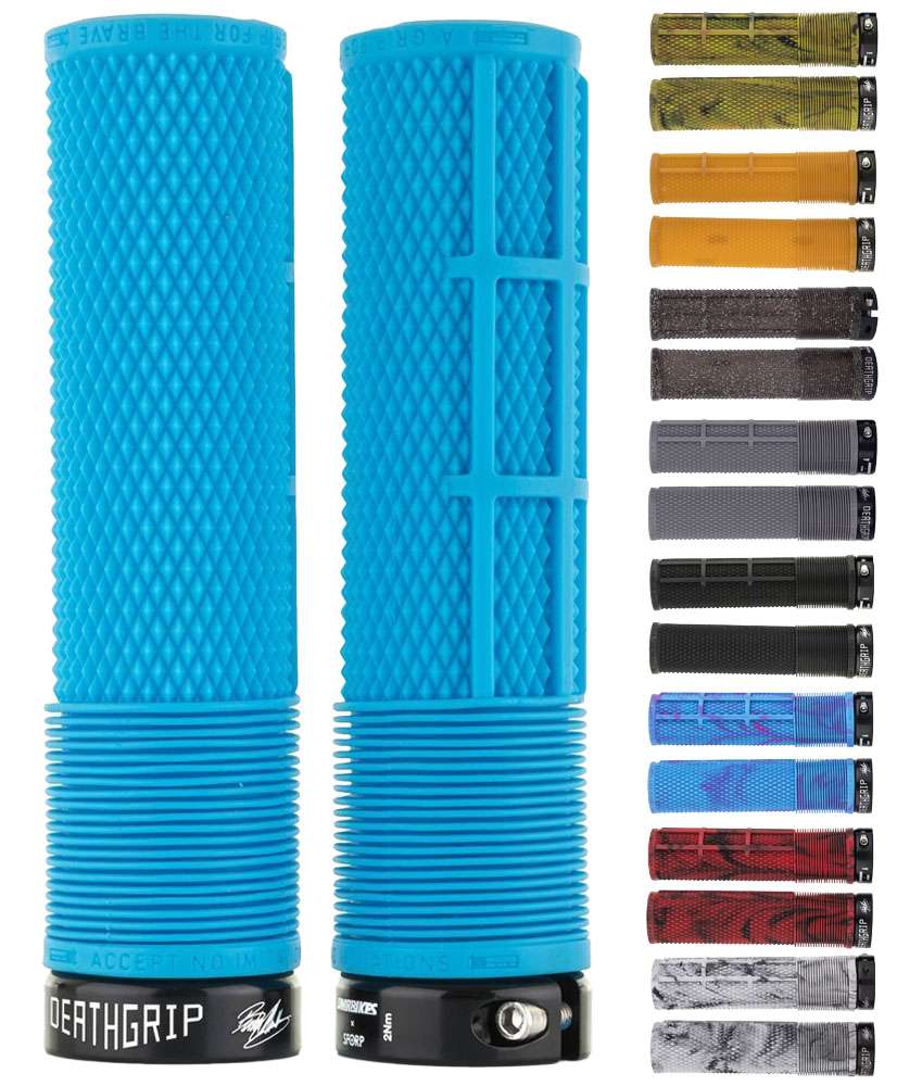 Poignées verrouillables DMR Brendog FL Death Grip - fines 133 x 29,8 mm