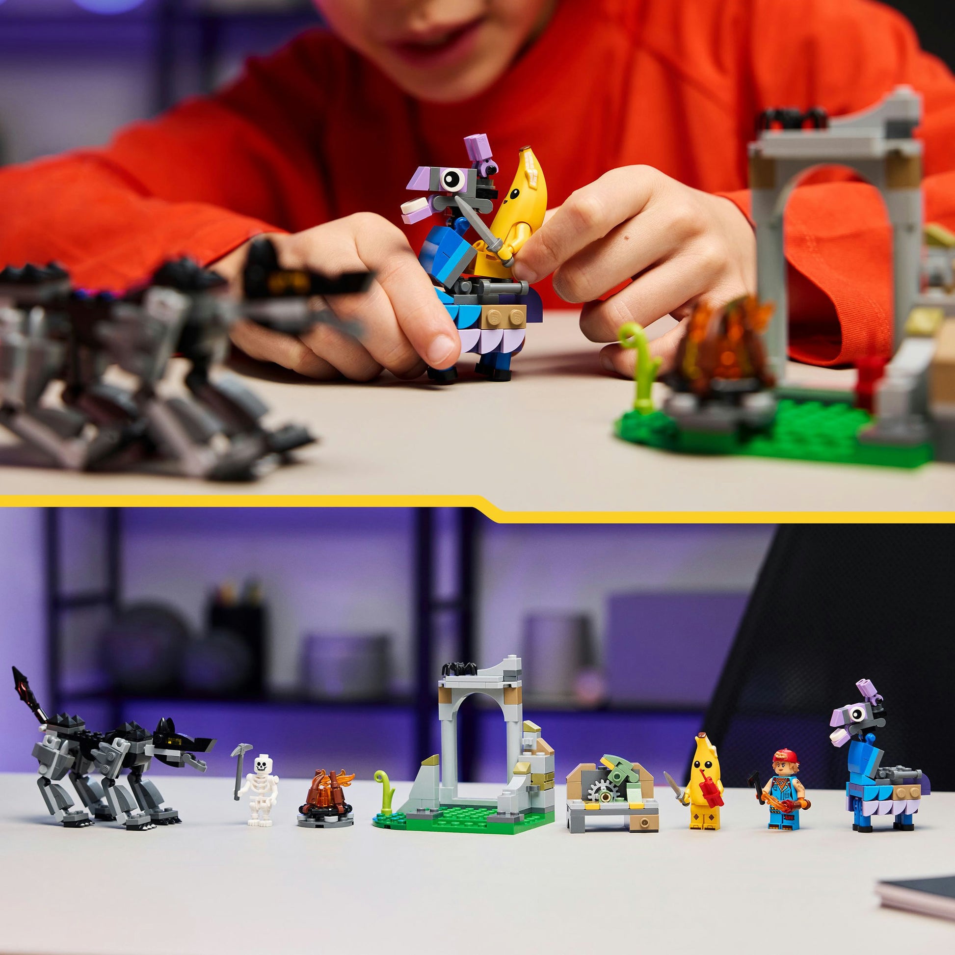 Lego 77075 Fortnite Peey et Sparkplugs Camps
