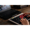 Manette d'arcade 8bitdo (gris rouge, usb bluetooth 2,4 ghz, nintendo switch, pc)