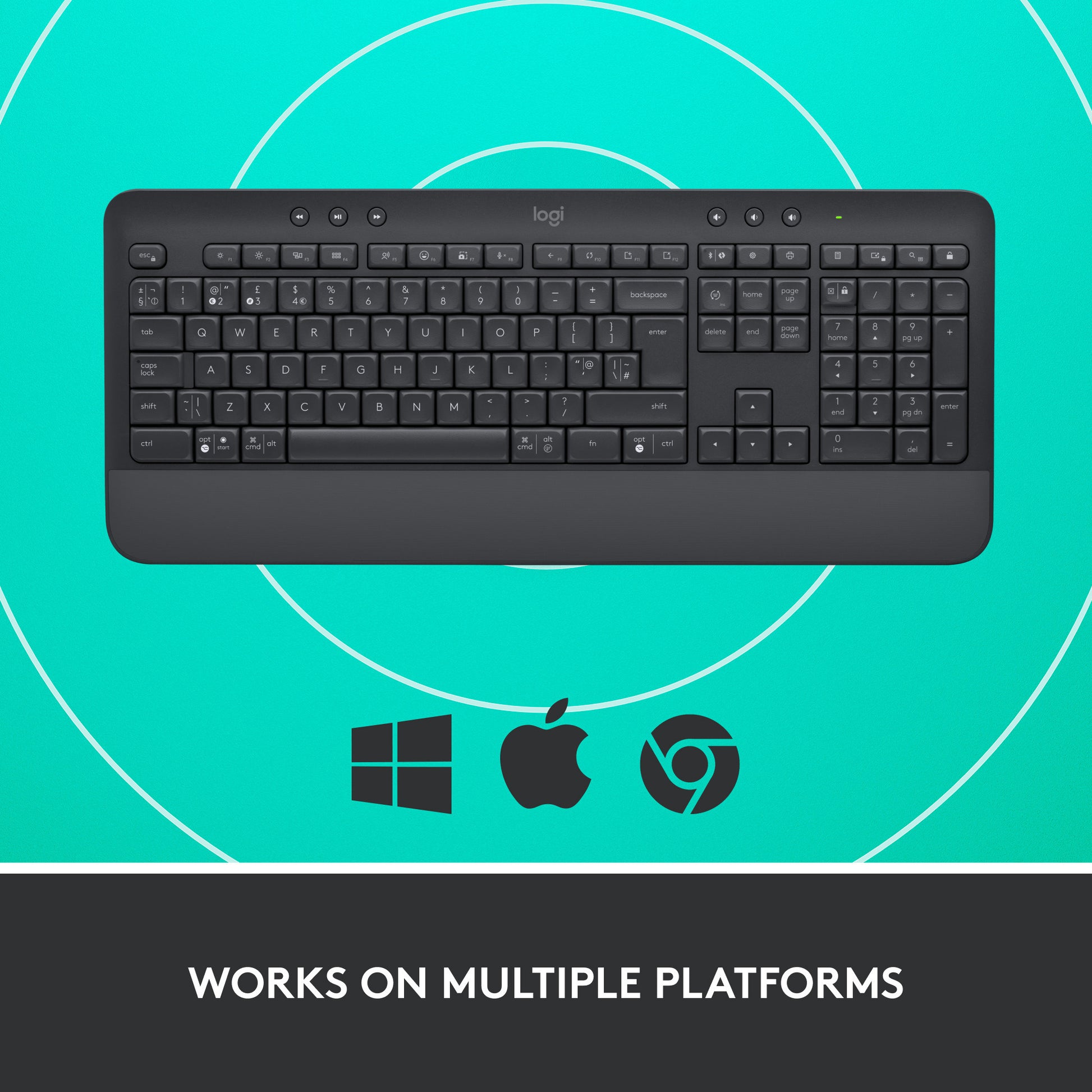 Logitech Signature K650 Wireless Comfort Keyboard (clavier sans fil confortable)
