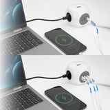 Act Agit Power Strip Cube avec 3 sockets (Type F), 30W PD - afbeelding 10