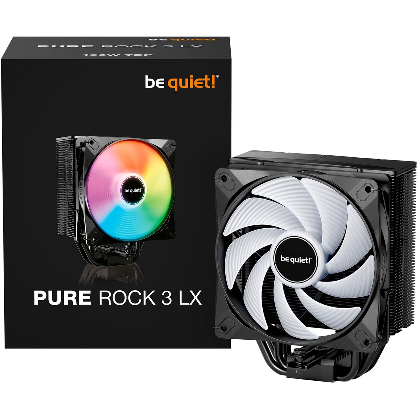 Soyez silencieux! Refroidisseur de processeur Pure Rock 3 LX RGB (noir)