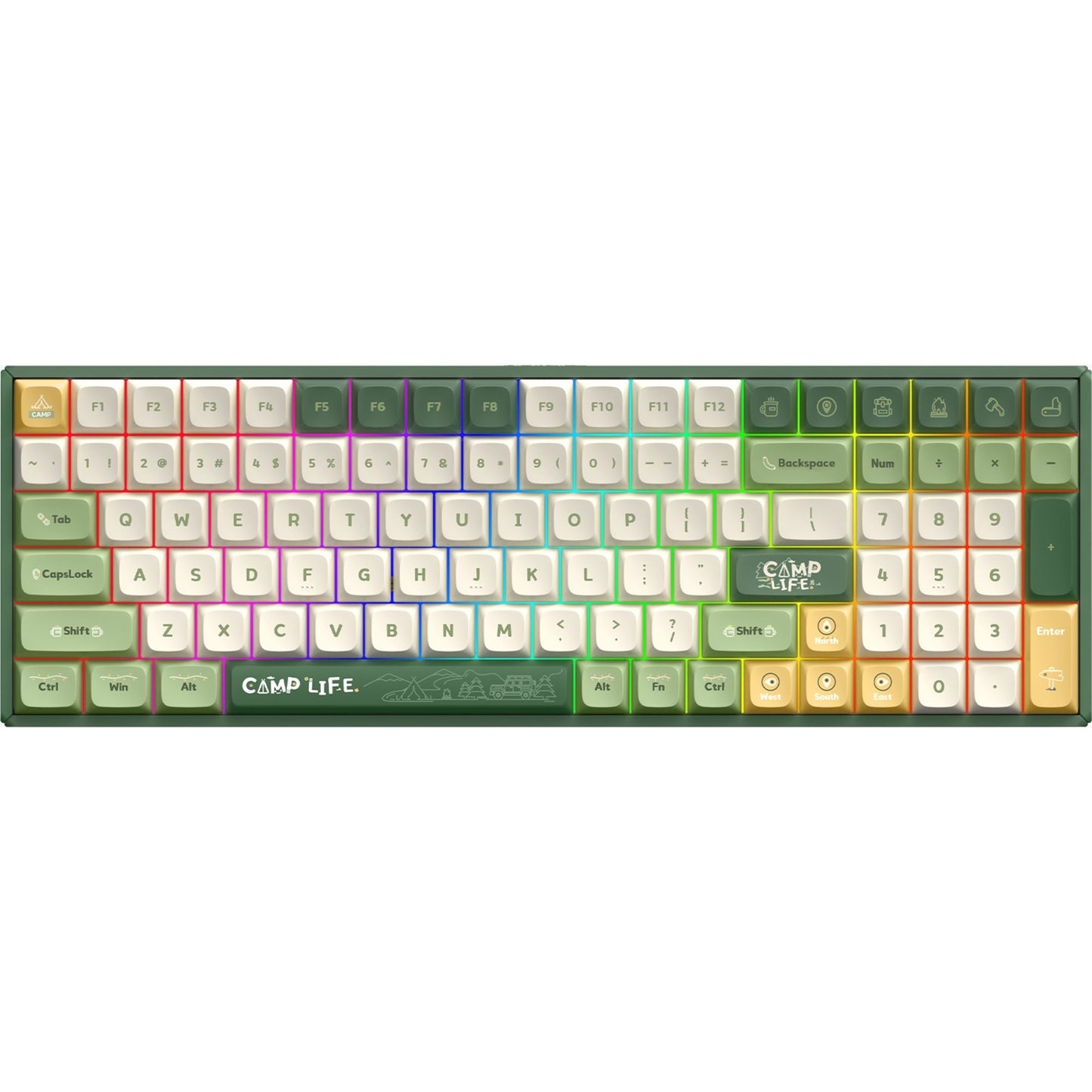 IQUnix F97 Camping Wireless Mechanical Clavier