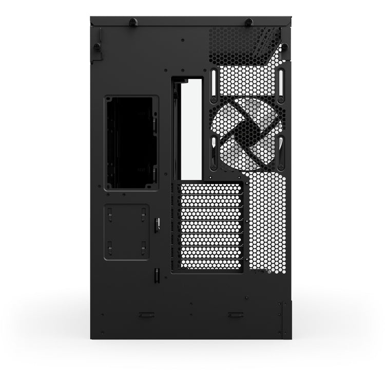 Boîtier tour midi Nzxt h9 flow rgb+ (noir (mat) | 2x usb-a | 1x usb-c | rgb | verre trempé)