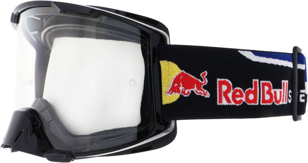 Red bull spect eyewear strike-012 transparent - masque mx