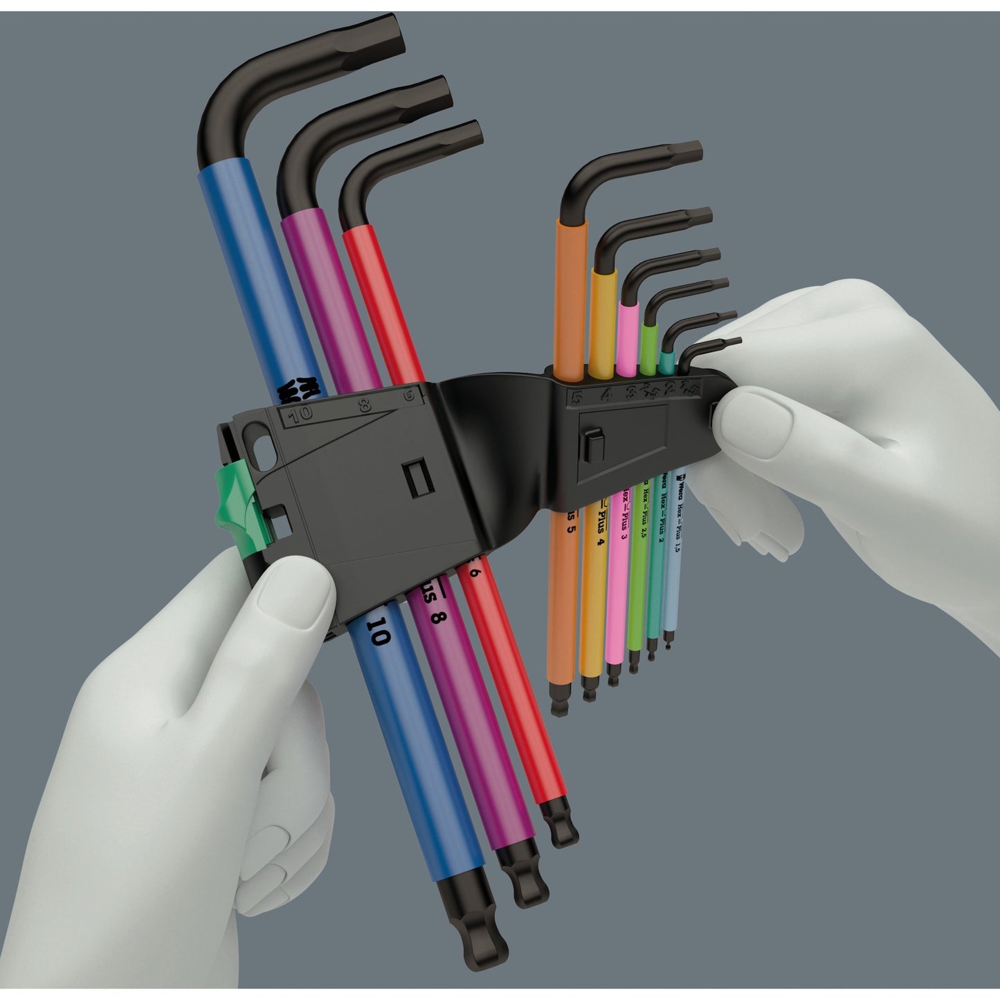 Wera Zuss Keys Set Torx 967 9 TX BO MULTICOLOUR 1 SB
