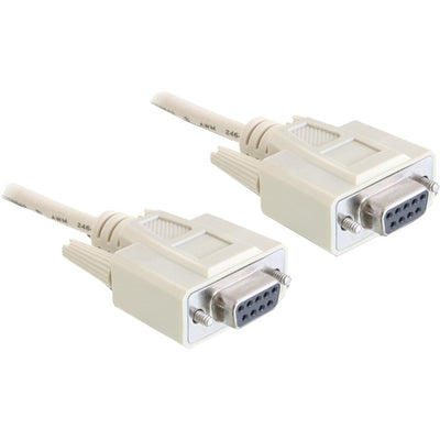 Dellock Serial Null Modem 9 broches Femelle> 9 broches femelle, 1,8