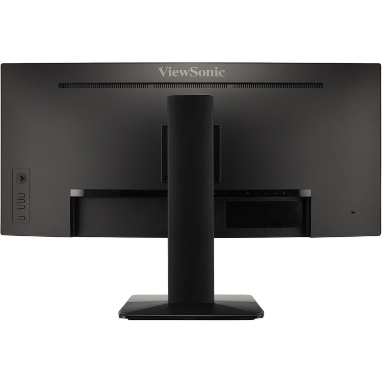 Moniteur d'accueil incurvé Viewsonic UwQHD avec commutateur KVM VG3419C 34 ultra-large (noir (mat), 1x HDMI, 1x port d'affichage, USB-A, USB-B, USB-C, LAN, audio)