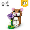 Lego 31376 créateur hamster mignon avec fleur | 2 pièces