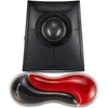 Kensington slim duo gel souris trackball repose-poignet support de poignet (rouge noir)
