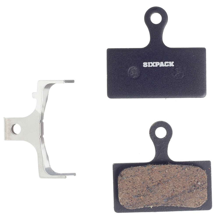 Pack de six plaquettes de frein à disque semi-métalliques Shimano XTR XT SLX Ice-Tech