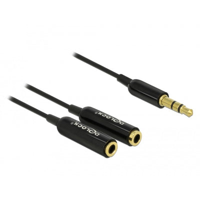 Dellock Cable Audio Splitter stéréo Jack mâle 3,5 mm> 2x s