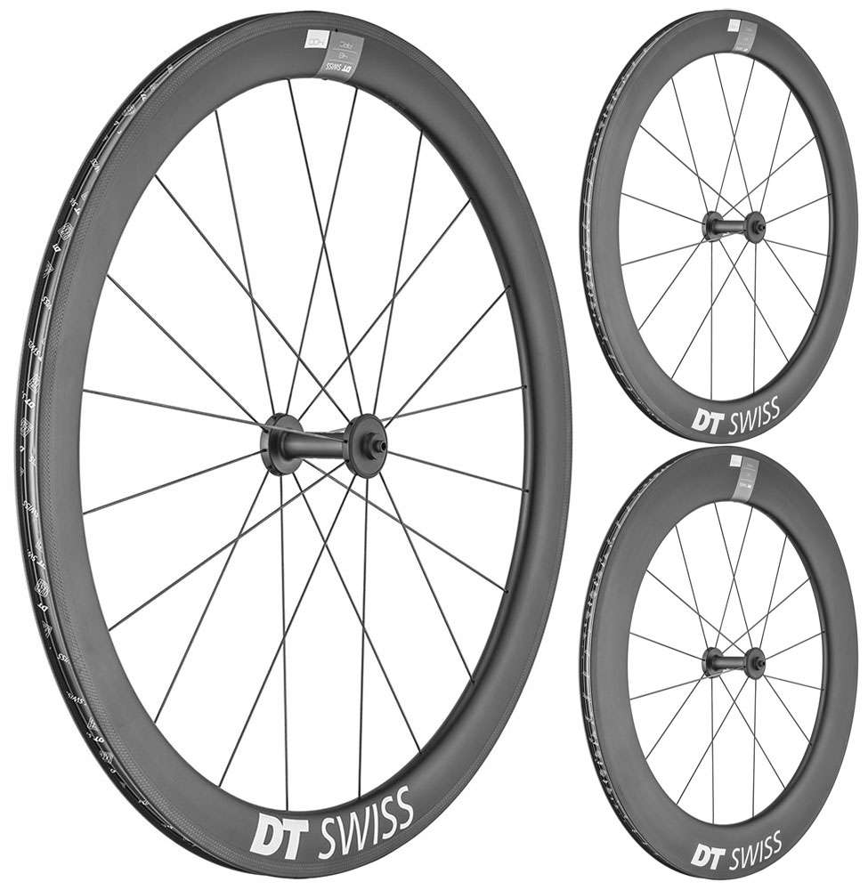 Roue avant DT Swiss Arc 1400 Dicut® en carbone