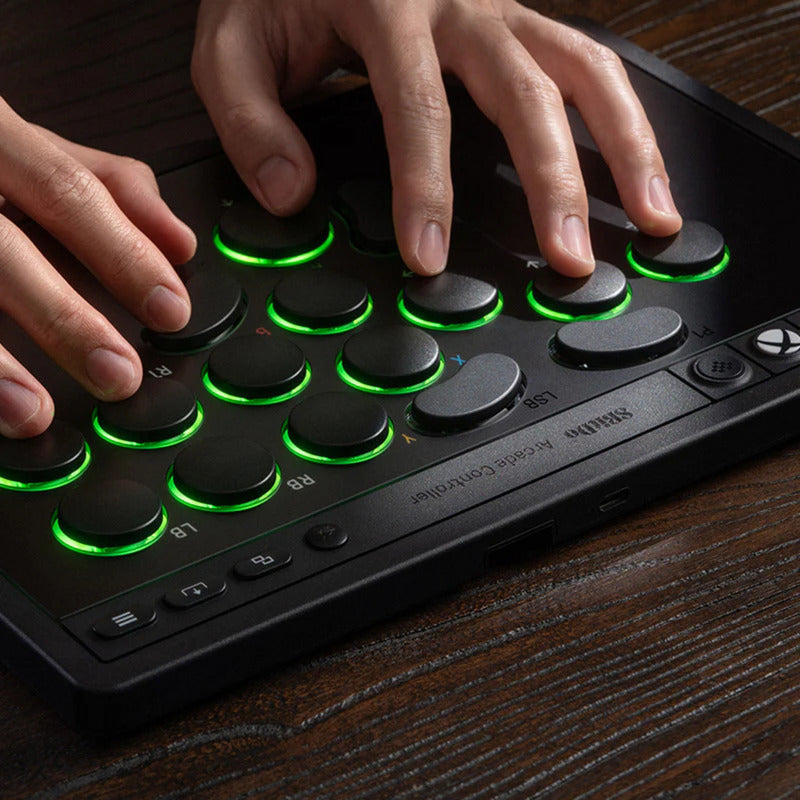 Contrôleur d'arcade 8bitdo pour Xbox (noir, USB 2,4 GHz, Xbox Series X|s, Xbox One, PC)