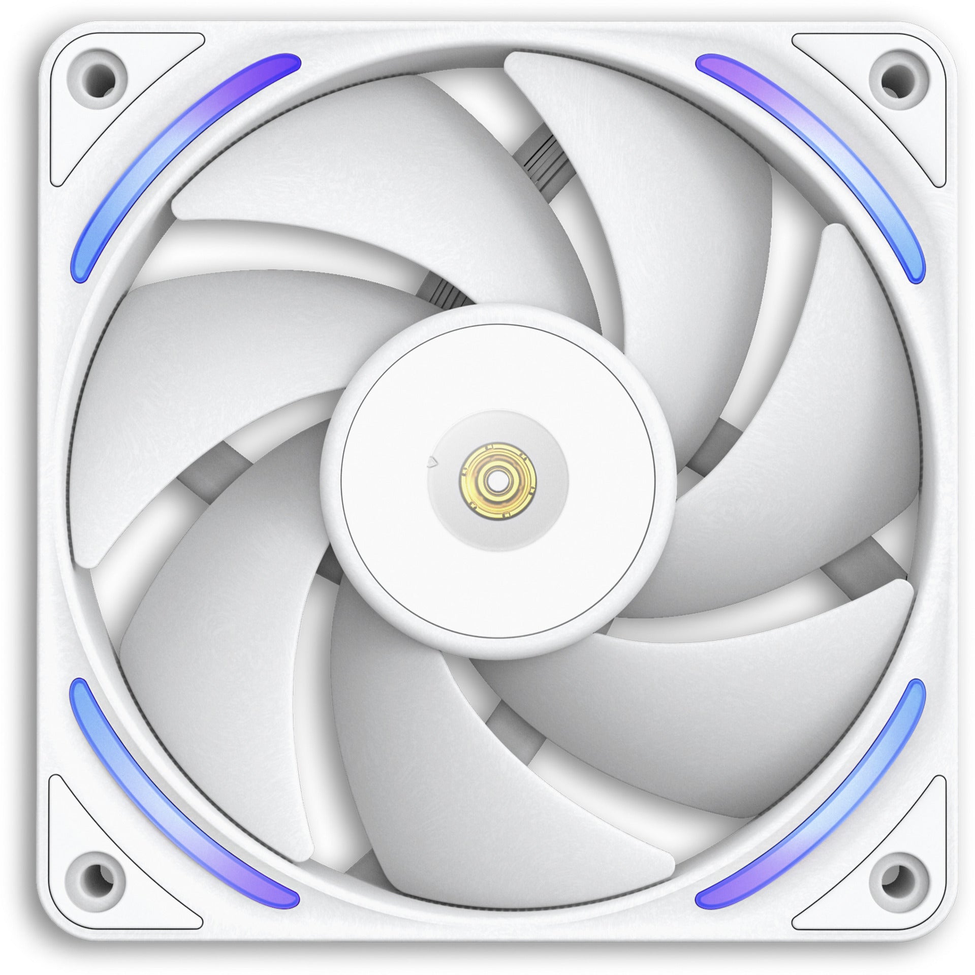 Nzxt f120x ventilateur de boîtier rgb (blanc, 120 x 120 x 30 mm, pwm)