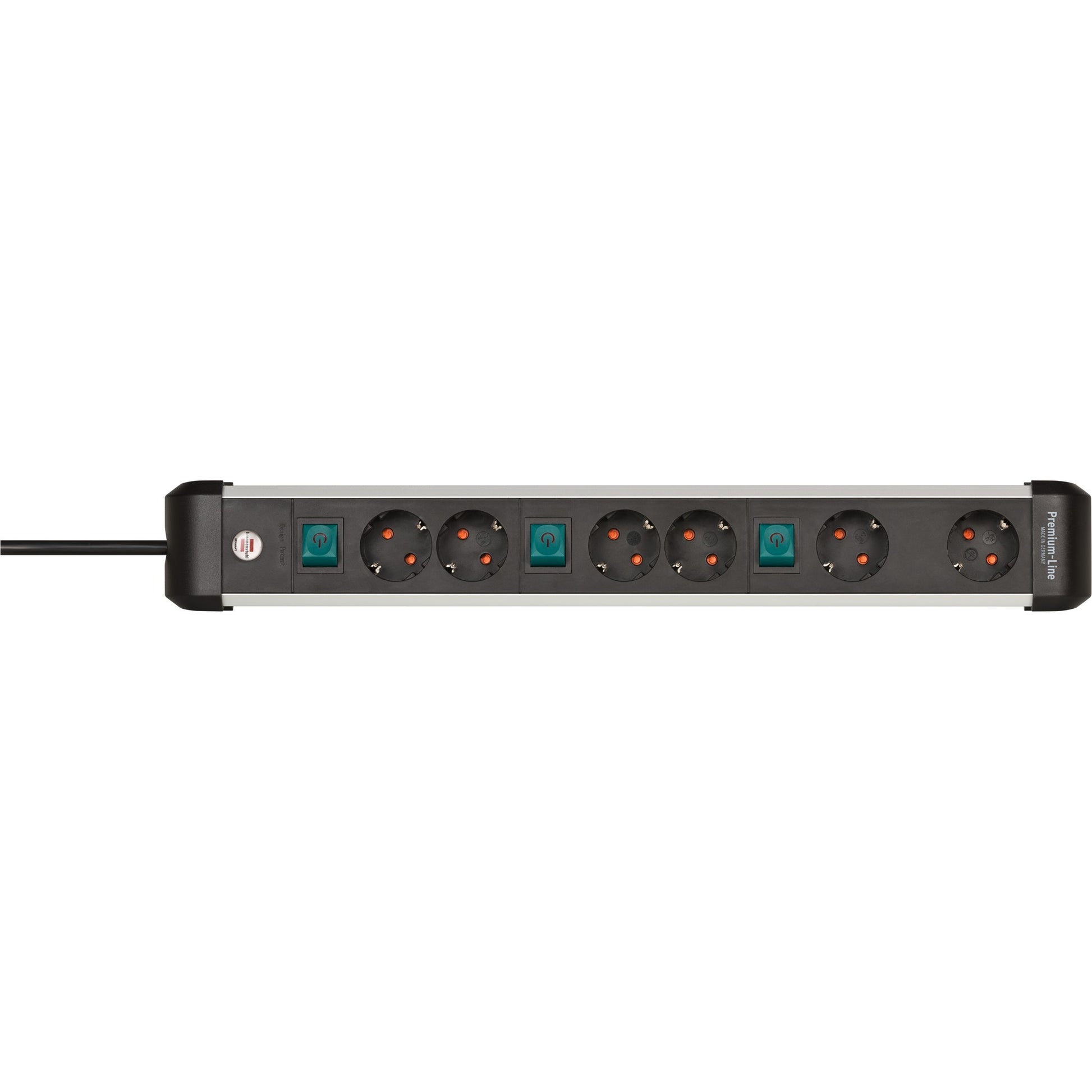 Brennenstuhl Socket Premium-Alu-Line 6 fois