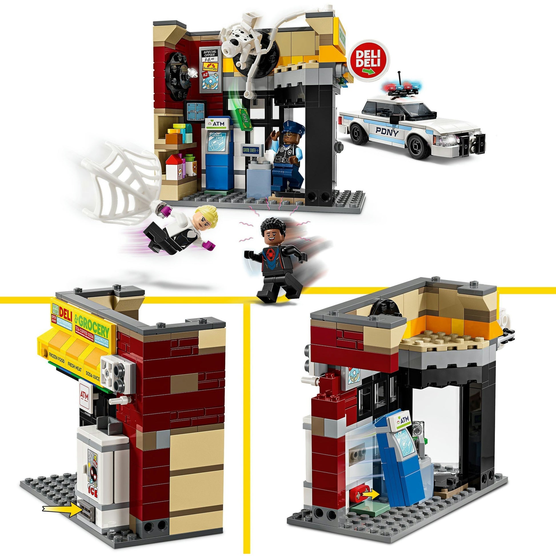 LEGO LEGO Super Heroes 76311 Spider-Verse: Miles Morales Vs. moquerie